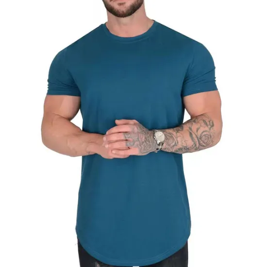 OUKU Men's Summer Shirt T shirt Tee Crew Neck Short Sleeve Sports & Outdoor Vacation Going out Casual Daily Soft Plain Black White Activewear Fashion Sport