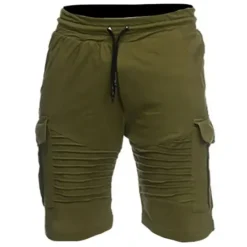 Hot OUKU Men's Summer Shorts Casual Shorts Wrinkle Leg Plain Comfort Breathable Outdoor Daily Going out Fashion Casual Black White