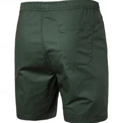 Outlet OUKU Men's Summer Shorts Casual Shorts Pocket Elastic Waist Plain Comfort Short Party Work Daily Fashion Classic Style ArmyGreen Grass Green Micro-elastic