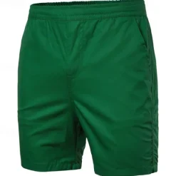 Outlet OUKU Men's Summer Shorts Casual Shorts Pocket Elastic Waist Plain Comfort Short Party Work Daily Fashion Classic Style ArmyGreen Grass Green Micro-elastic