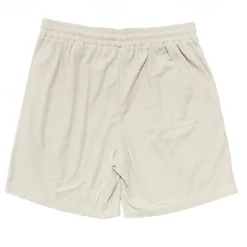 Hot OUKU Men's Summer Shorts Casual Shorts Corduroy Shorts Pocket Drawstring Elastic Waist Plain Comfort Knee Length Outdoor Daily Fashion Classic Style Black Yellow Micro-elastic