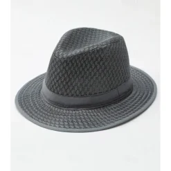 Clearance OUKU Men's Sun Hat Soaker Hat Safari Hat Gambler Hat Beach Hat Black khaki Polyester Travel Beach Outdoor Vacation Plain Sunscreen