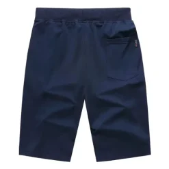 OUKU Men's Sweat Shorts Shorts Summer Shorts Beach Shorts Drawstring Elastic Waist Straight Leg Plain Comfort Breathable Short Casual Daily Holiday Cotton Blend Sports Fashion ArmyGreen Black