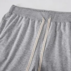 Best OUKU Men's Sweat Shorts Shorts Summer Shorts Beach Shorts Pocket Drawstring Elastic Waist Plain Comfort Breathable Short Holiday Vacation Beach Sports Fashion Black White