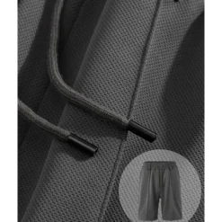 Clearance OUKU Men's Sweat Shorts Shorts Summer Shorts Beach Shorts Pocket Drawstring Elastic Waist Plain Comfort Breathable Short Outdoor Sports Classic Casual Black Brown
