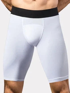 Hot OUKU Men's Sweat Shorts Shorts Going out Weekend Running Casual Plain Knee Length Gymnatics Activewear Black White