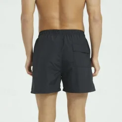 Sale OUKU Men's Sweat Shorts Shorts Sport Daily Quick Dry Comfortable Pocket Drawstring Elastic Waist Plain Short Gymnatics Casual Activewear Black White Micro-elastic