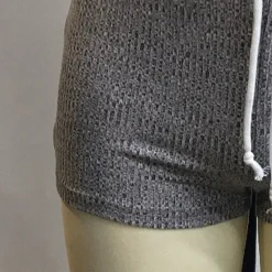 New OUKU Men's Sweat Shorts Shorts Bermuda shorts Drawstring Elastic Waist Plain Comfort Sports Short Yoga Daily Gym Fashion Athleisure White Light Grey Micro-elastic