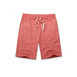 Hot OUKU Men's Sweat Shorts Shorts Workout Shorts Casual Shorts Pocket Drawstring Elastic Waist Plain Comfort Breathable Knee Length Casual Daily Holiday Sports Fashion Smoky gray Black Micro-elastic