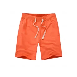 Hot OUKU Men's Sweat Shorts Shorts Workout Shorts Casual Shorts Pocket Drawstring Elastic Waist Plain Comfort Breathable Knee Length Casual Daily Holiday Sports Fashion Smoky gray Black Micro-elastic