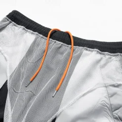 New OUKU Men's Sweat Shorts Shorts Sport Daily Quick Dry Comfortable Pocket Drawstring Elastic Waist Plain Short Gymnatics Casual Activewear Black Navy Blue Micro-elastic