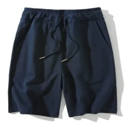Clearance OUKU Men's Sweat Shorts Shorts Running Shorts Terry Shorts Pocket Plain Comfort Breathable Outdoor Daily Going out Fashion Casual Black White