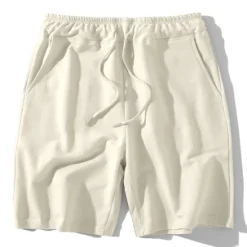 Clearance OUKU Men's Sweat Shorts Shorts Running Shorts Terry Shorts Pocket Plain Comfort Breathable Outdoor Daily Going out Fashion Casual Black White