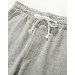 OUKU Men's Sweat Shorts Workout Shorts Casual Shorts Pocket Drawstring Elastic Waist Plain Comfort Breathable Knee Length Casual Daily Holiday Sports Fashion Black Army Green Micro-elastic