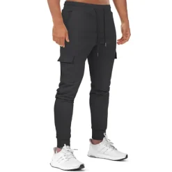 Clearance OUKU Men's Sweatpants Joggers Trousers Pocket Plain Comfort Breathable Outdoor Daily Going out Fashion Casual Black Army Green