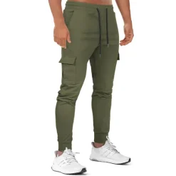 Clearance OUKU Men's Sweatpants Joggers Trousers Pocket Plain Comfort Breathable Outdoor Daily Going out Fashion Casual Black Army Green