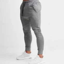 Hot OUKU Men's Sweatpants Joggers Trousers Pocket Drawstring Elastic Waist Color Block Comfort Sports Outdoor Daily Fashion Casual Black / Red Black Micro-elastic