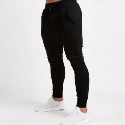 Hot OUKU Men's Sweatpants Joggers Trousers Pocket Drawstring Elastic Waist Color Block Comfort Sports Outdoor Daily Fashion Casual Black / Red Black Micro-elastic