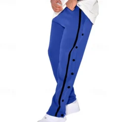 Clearance OUKU Men's Sweatpants Joggers Trousers Straight Leg Sweatpants Pocket Drawstring Elastic Waist Plain Comfort Sports Outdoor Daily Fashion Casual Black White Micro-elastic