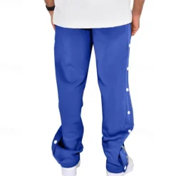 Clearance OUKU Men's Sweatpants Joggers Trousers Straight Leg Sweatpants Pocket Drawstring Elastic Waist Plain Comfort Sports Outdoor Daily Fashion Casual Black White Micro-elastic