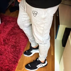 Best OUKU Men's Sweatpants Joggers Trousers Track Pants Drawstring Elastic Waist Geometric Pattern Sports Outdoor Athleisure ArmyGreen Black