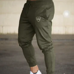 Best OUKU Men's Sweatpants Joggers Trousers Track Pants Drawstring Elastic Waist Geometric Pattern Sports Outdoor Athleisure ArmyGreen Black