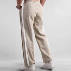 Best OUKU Men's Sweatpants Joggers Trousers Pocket Drawstring Elastic Waist Color Block Comfort Sports Outdoor Daily Fashion Casual Black Apricot Micro-elastic
