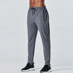 Outlet OUKU Men's Sweatpants Running Pants Track Pants Drawstring Elastic Waistband Zipper Pocket Pants / Trousers Outdoor Sports & Outdoor Athletic Fall Quick Dry Lightweight Soft Marathon Running Workout