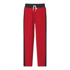 New OUKU Men's Sweatpants Trousers Casual Pants Patchwork Pocket Drawstring Color Block Comfort Vacation Sports Outdoor Casual Black White Micro-elastic