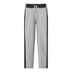New OUKU Men's Sweatpants Trousers Casual Pants Patchwork Pocket Drawstring Color Block Comfort Vacation Sports Outdoor Casual Black White Micro-elastic