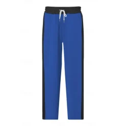 New OUKU Men's Sweatpants Trousers Casual Pants Patchwork Pocket Drawstring Color Block Comfort Vacation Sports Outdoor Casual Black White Micro-elastic
