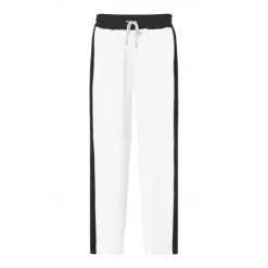 New OUKU Men's Sweatpants Trousers Casual Pants Patchwork Pocket Drawstring Color Block Comfort Vacation Sports Outdoor Casual Black White Micro-elastic
