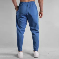 Clearance OUKU Men's Sweatpants Trousers Pocket Drawstring Elastic Waist Plain Comfort Sports Outdoor Daily Fashion Casual Black Green Micro-elastic
