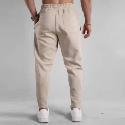 Clearance OUKU Men's Sweatpants Trousers Pocket Drawstring Elastic Waist Plain Comfort Sports Outdoor Daily Fashion Casual Black Green Micro-elastic