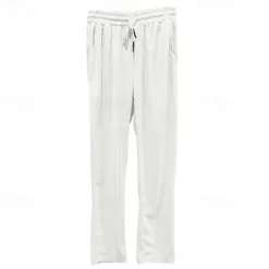 Clearance OUKU Men's Sweatpants Trousers Straight Leg Sweatpants Pocket Drawstring Elastic Waist Plain Comfort Sports Outdoor Daily Fashion Casual Black White Micro-elastic