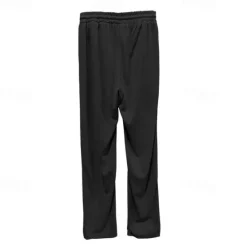 Clearance OUKU Men's Sweatpants Trousers Straight Leg Sweatpants Pocket Drawstring Elastic Waist Plain Comfort Sports Outdoor Daily Fashion Casual Black White Micro-elastic