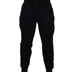 Outlet OUKU Men's Sweatpants Trousers Pants Trousers Jogging Pants Sports Pants Drawstring Elastic Waist Solid Color Warm Breathable Full Length Sports Weekend Sporty Casual / Sporty Black Navy Blue Micro-elastic