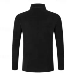 Discount OUKU Men's Sweatshirt Quarter Zip Sweatshirt Black Brown Green Dark Gray Half Zip Plain Sports & Outdoor Daily Holiday Polyester Streetwear Basic Casual Fall & Winter Clothing Apparel Hoodies Sweatshirts