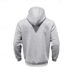 New OUKU Men's Sweatshirt Quarter Zip Sweatshirt Apricot Black White Wine Navy Blue Half Zip Plain Drawstring Sports & Outdoor Daily Holiday Polyester Streetwear Basic Casual Spring & Fall Clothing Apparel
