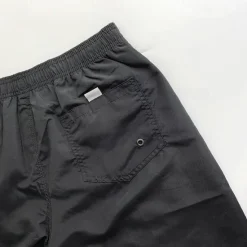 Hot OUKU Men's Swim Shorts Shorts Beach Shorts Drawstring Elastic Waist Plain Comfort Quick Dry Short Holiday Beach Weekend Fashion Casual Black White Micro-elastic