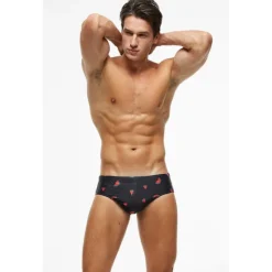 Sale OUKU Men's Swim Shorts Swim Trunks Swim Briefs Spandex Bottoms Breathable Quick Dry Micro-elastic 2 in 1 Drawstring - Swimming Surfing Beach Water Sports Solid Colored Spring Summer
