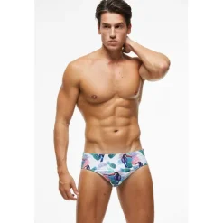 Sale OUKU Men's Swim Shorts Swim Trunks Swim Briefs Spandex Bottoms Breathable Quick Dry Micro-elastic 2 in 1 Drawstring - Swimming Surfing Beach Water Sports Solid Colored Spring Summer