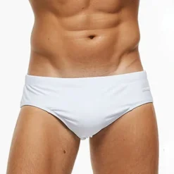 Sale OUKU Men's Swim Shorts Swim Trunks Swim Briefs Spandex Bottoms Breathable Quick Dry Micro-elastic 2 in 1 Drawstring - Swimming Surfing Beach Water Sports Solid Colored Spring Summer