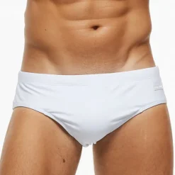 Sale OUKU Men's Swim Shorts Swim Trunks Swim Briefs Spandex Bottoms Breathable Quick Dry Micro-elastic 2 in 1 Drawstring - Swimming Surfing Beach Water Sports Solid Colored Spring Summer