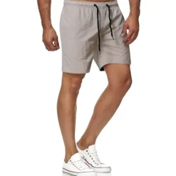 Clearance OUKU Men's Swim Shorts Swim Trunks Board Shorts Beach Shorts Running Shorts Drawstring Elastic Waist Plain Print Quick Dry Outdoor Short Casual Beach Cotton Blend Shorts Casual / Sporty Green Black