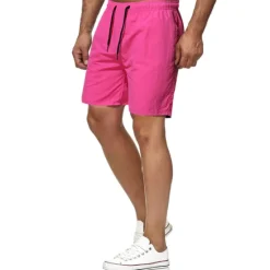 Clearance OUKU Men's Swim Shorts Swim Trunks Board Shorts Beach Shorts Running Shorts Drawstring Elastic Waist Plain Print Quick Dry Outdoor Short Casual Beach Cotton Blend Shorts Casual / Sporty Green Black
