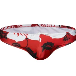 Sale OUKU Men's Swim Shorts Swimwear Swim Briefs Print Graphic Prints Flower / Floral Breathable Soft Outdoor Casual Daily Hawaiian Stylish Black White Micro-elastic