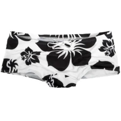 Sale OUKU Men's Swim Shorts Swimwear Swim Briefs Print Graphic Prints Flower / Floral Breathable Soft Outdoor Casual Daily Hawaiian Stylish Black White Micro-elastic