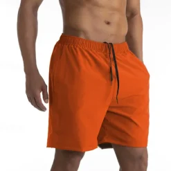 Sale OUKU Men's Swim Trunks Swim Shorts Board Shorts Bottoms Drawstring with Pockets Swimming Surfing Beach Water Sports Solid Colored Summer Spring