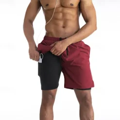 Sale OUKU Men's Swim Trunks Swim Shorts Board Shorts Bottoms Drawstring with Pockets Swimming Surfing Beach Water Sports Solid Colored Summer Spring